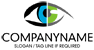 Blue and Green Eye Logo