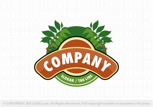 Logo 3948: Coffee Plant Logo