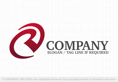 Logo 3726: Red Letter R Spin Logo