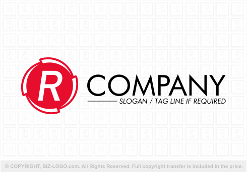 Logo 3718: Simple Red R Logo