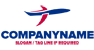 Red and Blue Air Travel Logo<br>Watermark will be removed in final logo.