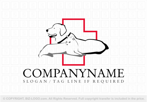 4446: Pets Hospital Logo