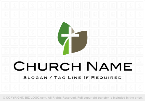 Logo 4913: Church Leaves Logo