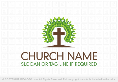 Logo 4899: Church Tree Logo