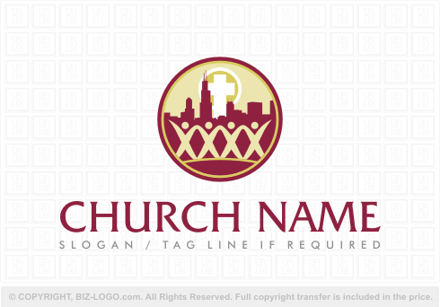 Logo 4526: Cityscape Church Logo