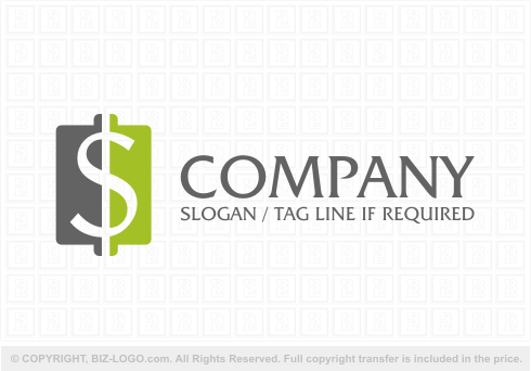 Logo 4753: Dollar Sign Logo