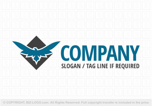 Logo 5399: Eagle and Diamond Logo