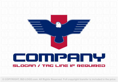 Logo 5386: Bald Eagle Emblem