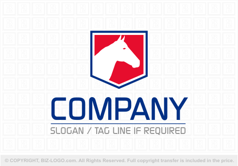 Logo 5201: Shield and Horse Logo
