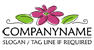 Pink Flower Logo Design