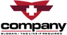 Medical Cross, Wings Logo<br>Watermark will be removed in final logo.