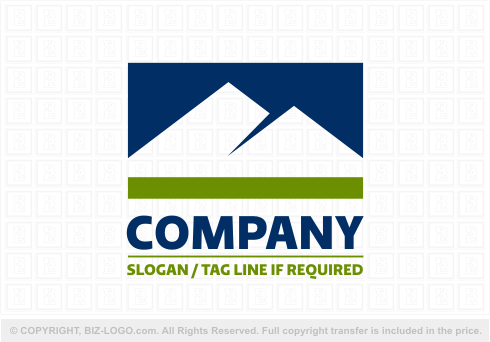 Logo 5062: Mountain Logo Design 2
