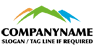Colorful Mountain Range Logo