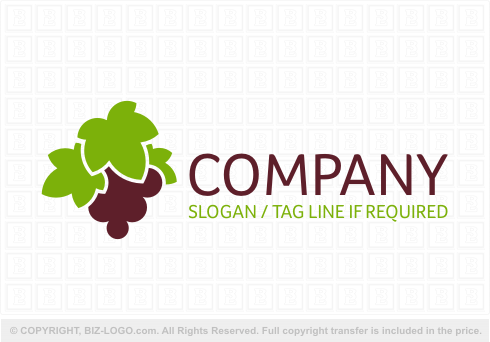 Logo 5031: Vine and Grapes Logo