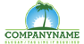 Palm Tree Sun Logo