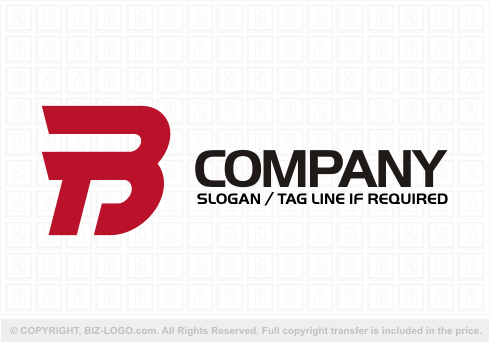 Logo 6080: Red Letter B Logo