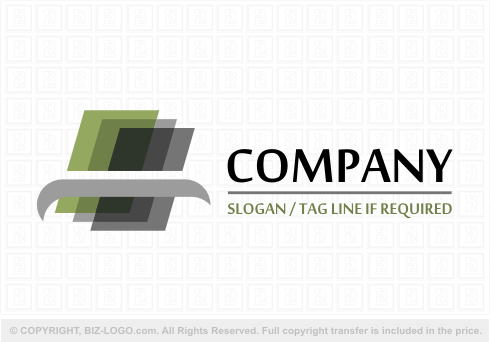 Logo 5995: Row of Pages Logo