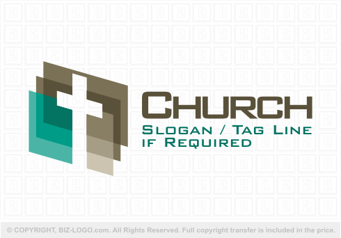 Logo 5773: Pages and Cross Logo