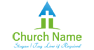 Modern Church Building Logo<br>Watermark will be removed in final logo.