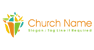 Colorful Church Cross Logo