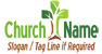 Tree in Cross Logo