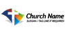 Rainbow and Cross Logo