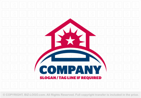 Logo 5904: Rising Star Construction Logo