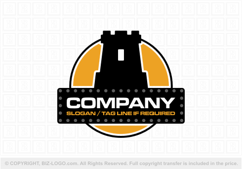 Logo 5889: Castle/Construction Logo