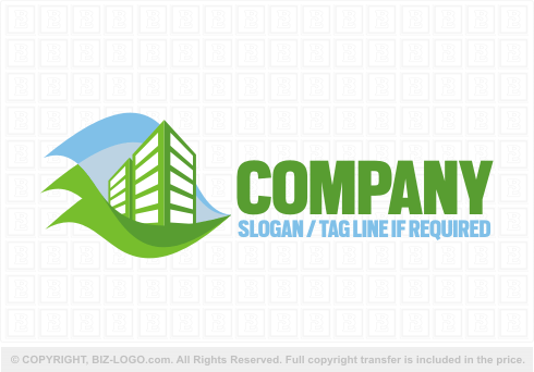 Logo 5892: Green Buildings Logo