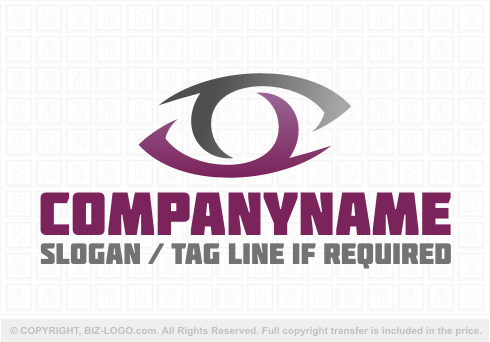 Logo 6648: Symmetry Eye Logo