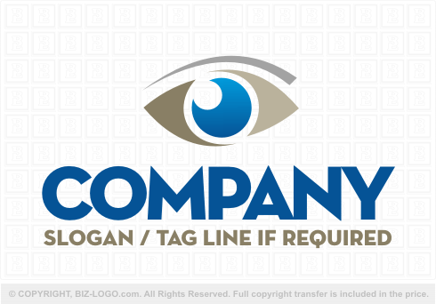 Logo 6650: Blue Eye Logo 2