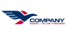 Red and Blue Eagle Logo 2