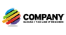 Color Spectrum Globe Logo