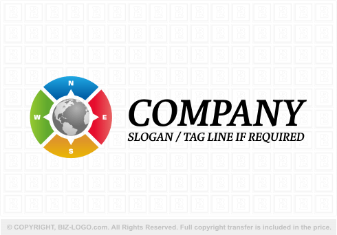 Logo 6179: Color Compass Logo
