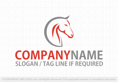Logo 6432: Tranquil Horse Logo