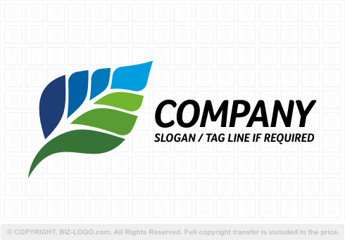 Logo 6307: Composite Leaf Logo
