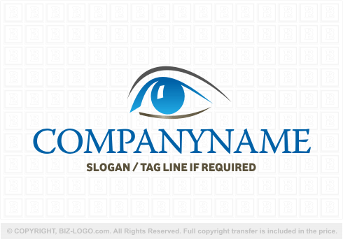 Logo 6678: Blue Eye Optometry Logo