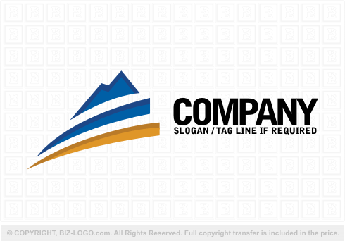 Logo 5721: Mountain/Stripes Logo