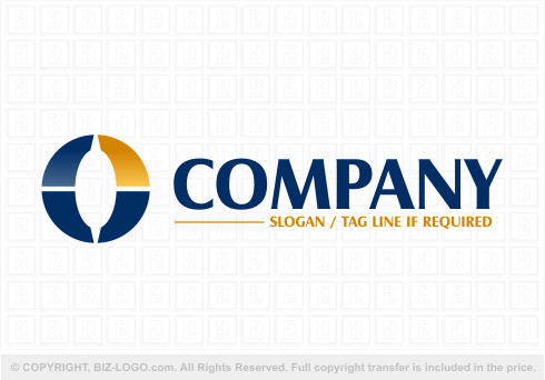 Logo 6739: Compass and Letter O Logo