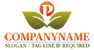 Letter P Farming Logo