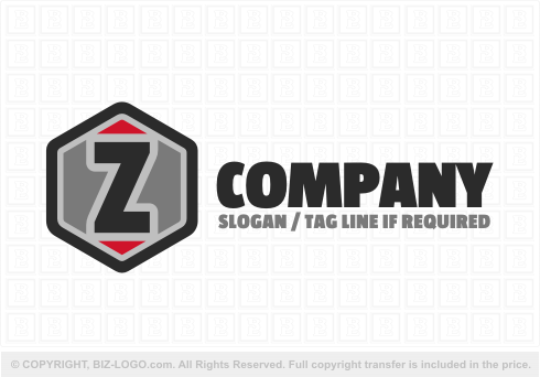 Logo 5838: Letter Z Hexagon Logo