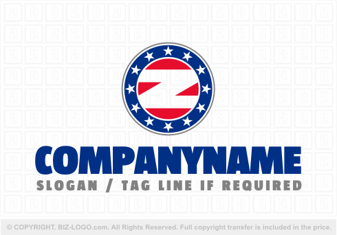 Logo 5856: USA Z Badge Logo