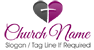 Heart and Cross Logo