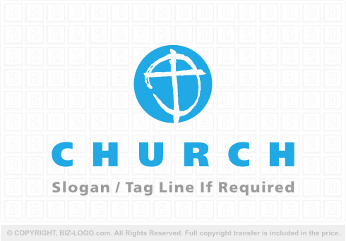 Logo 7450: Grunge Church Logo