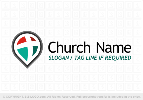 Logo 6855: Church Locator Logo
