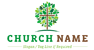 Leafy Cross Logo