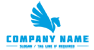 Blue Winged Horse Logo