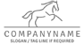 Mono-Line Horse Logo