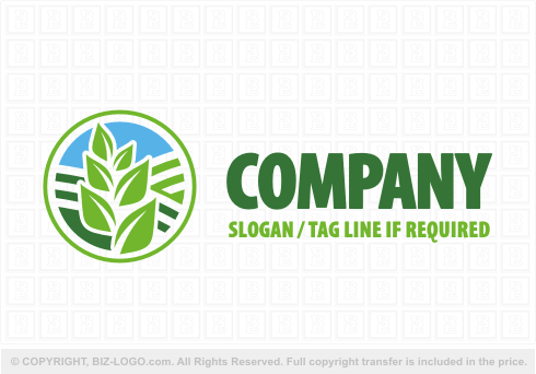Logo 6884: Healthy Crops Logo