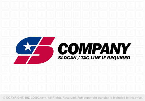 Logo 6932: USA Flag S Logo